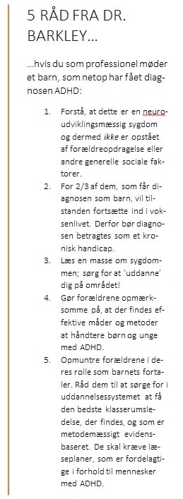 gode råd fra Russell Barkley